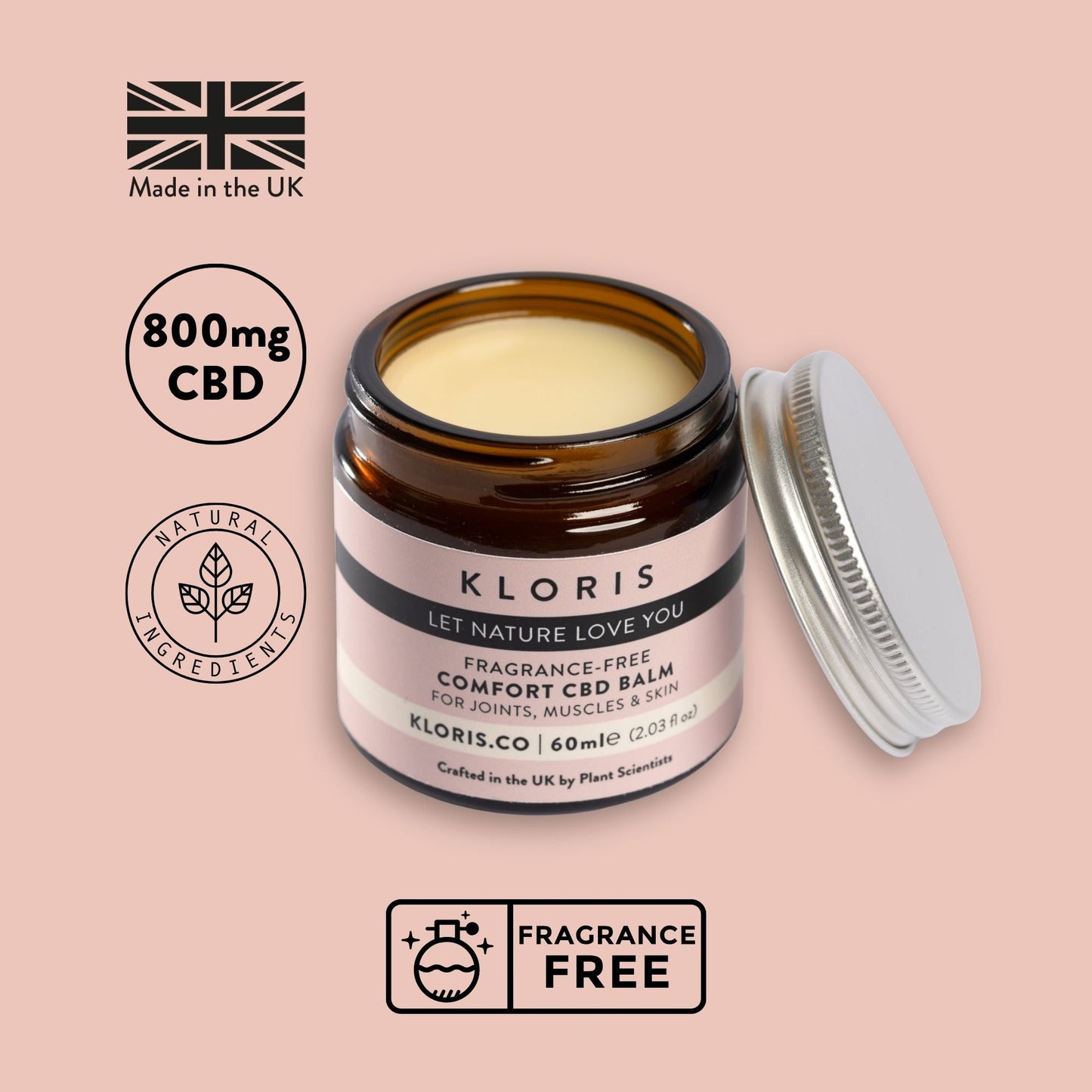 Fragrance-Free CBD Balm